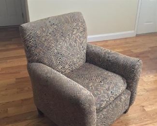 Very well-made club chair with some wear on it. $450