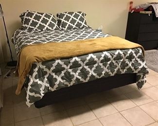 Queen Bed purchased approximately 4 to 5 years ago for $600. Asking $200. Not available for pick up until August 26.