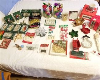 Christmas ORNAMENTS and other items 