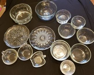 Pyrex, Anchor, Glass Bowls Platters