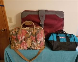 Trojan Luggage, MAKITA Bag and Adolfo bag 