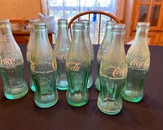 Vintage Coca Cola bottles 