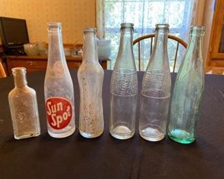 Vintage Drink Bottles 