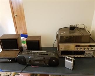 Vintage Radios Stereo 8 track tape player 