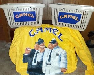 Camel Cigarette Shopping Baskets Jacket 