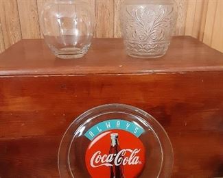 Cookie Candy Jars CocaCola Platter 