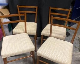 028m Upholstered Wood Dining Chairs