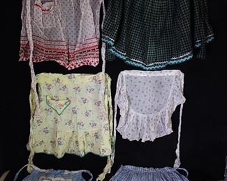 A collection of vintage aprons