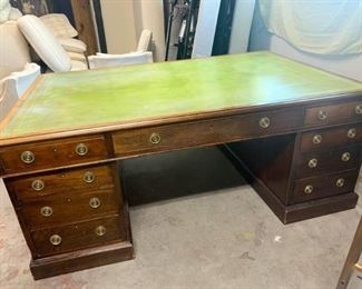 1880 Mahogany Partners Desk. Client purchased this in England for $12,500!