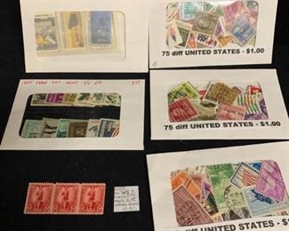 187r WS7 War Savings Strip  Other Stamps