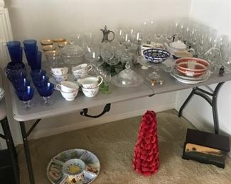 Glass and kitchen items