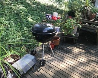 Gardening and grill