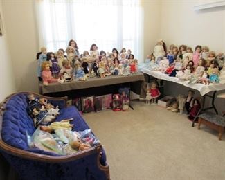 A stunning, lifelong doll collection