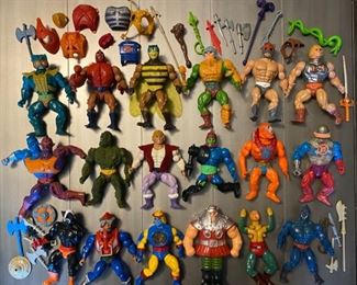 He-Man Masters of the Universe 1981-1983 figure set with accessories 