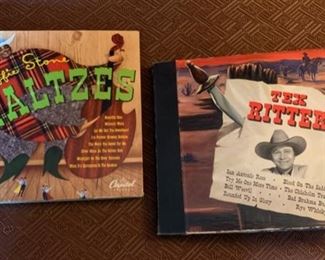 CLEARANCE  !  $6.00 now, was $30.00.........2 Vintage Album Sets, Willie Stone Waltzes and Tex Ritter (L8)