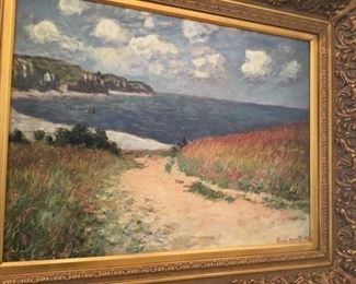Large reproduction Monet