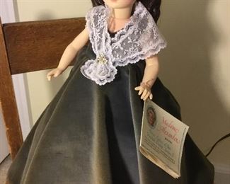 Madam Alexander First Ladies doll “Angelica Van Buren hostess of President Martin Van Buren 