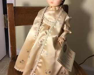 Madam Alexander First Ladies doll “Dolley Madison” wife of President James Madison