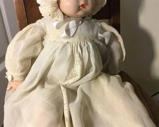 Vintage large Madam Alexander baby doll