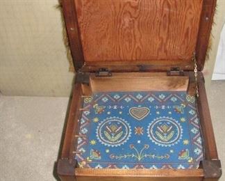 Vintage stool inside