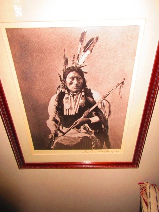 “Blackfoot” Native America Photograph Framed Reproduction $115
