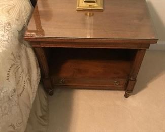 One of a pair of nightstands