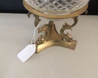bowl on brass stand