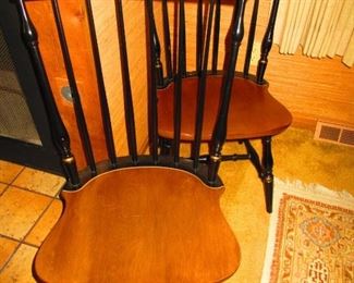 Pair of Hitchcock Chairs $125