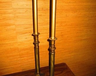 Brass Candlesticks $15