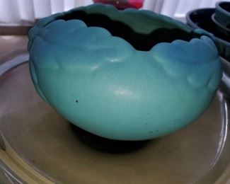 Van Briggle , acorn pottery bowl , vintage pottery