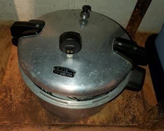 large, pressure cooker 