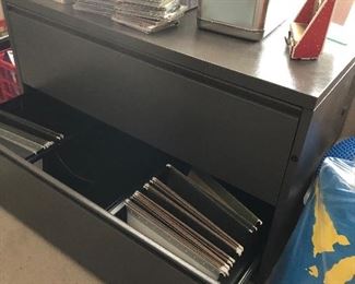 large 2 drawer horizontal file cabinet