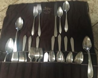 Silver plate flatware