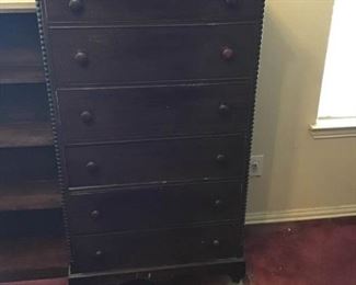Antique Dark Cherry Dresser