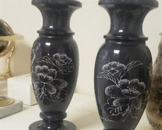 Set of Stone Vases