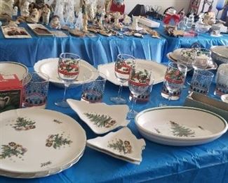 Holiday Serving Pieces and Glassware