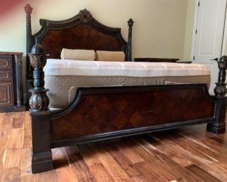 11. Grand Tempurpedic King Size Bed with adjustable and vibrating frame INCREDIBLE $2500.  81" x 90" x 70" tall 