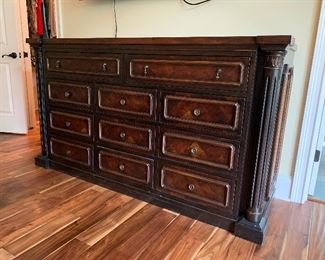 13. Large Dresser Master Bedroom $900                               76" x 24" x 42" tall 