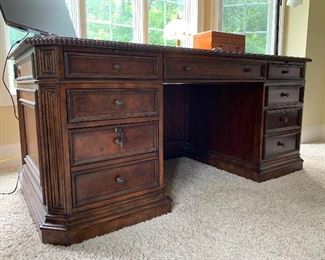 15. Beautiful Desk in office $400.  71" x 34" x 31" tall 