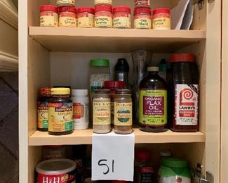 51. Cabinet of spices $20