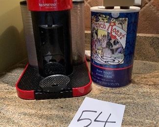 54. Nespresso cappucino and coffee $50