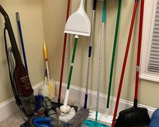 60. Vacuums brooms, etc $35
