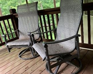 118.  Two patio chairs $35