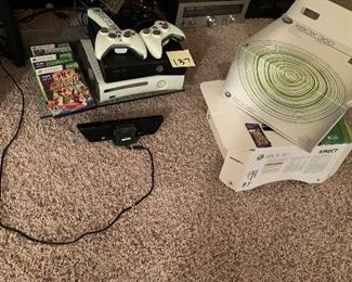 137. 2 Xbox 360s with 3 controllers, Kinect, 3 games and orignal boxes $100