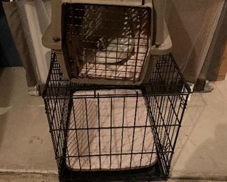 157. Medium cages crates with fencing $40