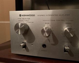 170. Kenwood amplifier and more $75