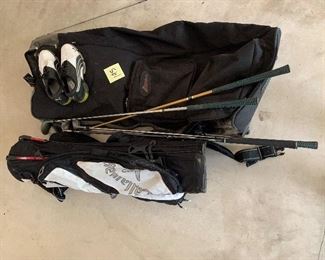 195. Golf Stuff & Callaway bag $35