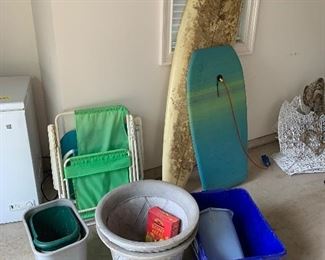 202. Surfboard Boogie Board, planters and more $45