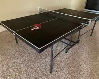 125. Newew Ping Pong Table wtih little or no wear visible.  Bring Help.  Walk out basement but a tough hill.  $125