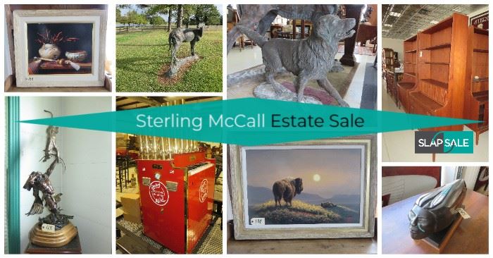 Sterling McCall Estate Sale - Auction at SlapSale.com. Pickup at 4212 South Texas 237, Warrenton TX 78954. 

